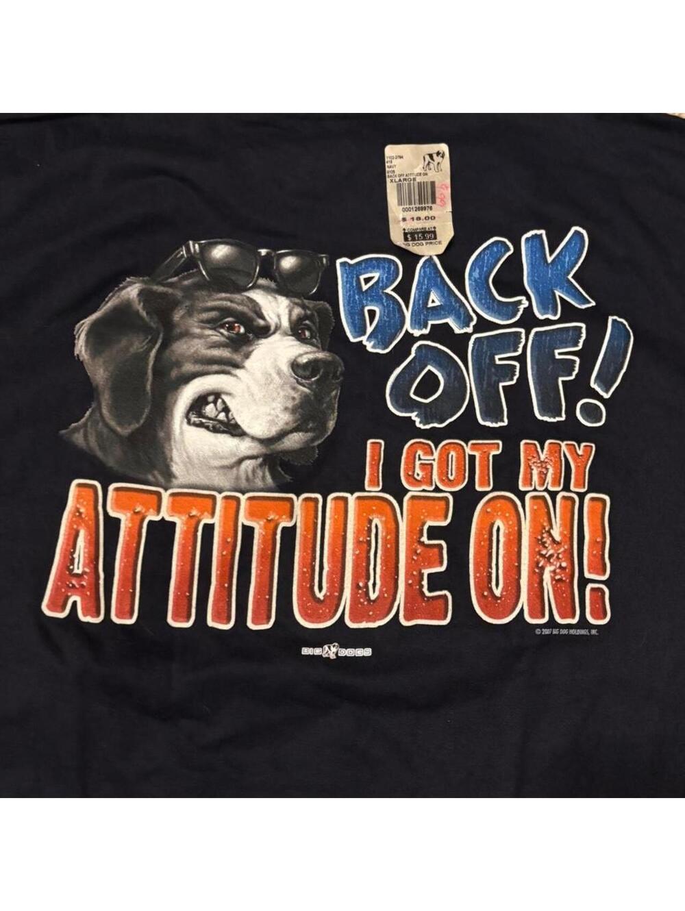 Vintage Oversized Big Dogs Tee dog graphic